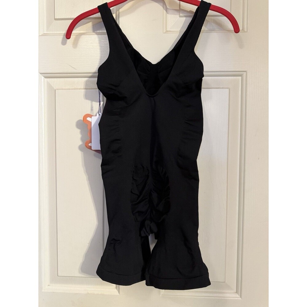 Fabletics Yitty Nearly Naked Shaping Mid-Thigh Bodysuit Black New with Tags